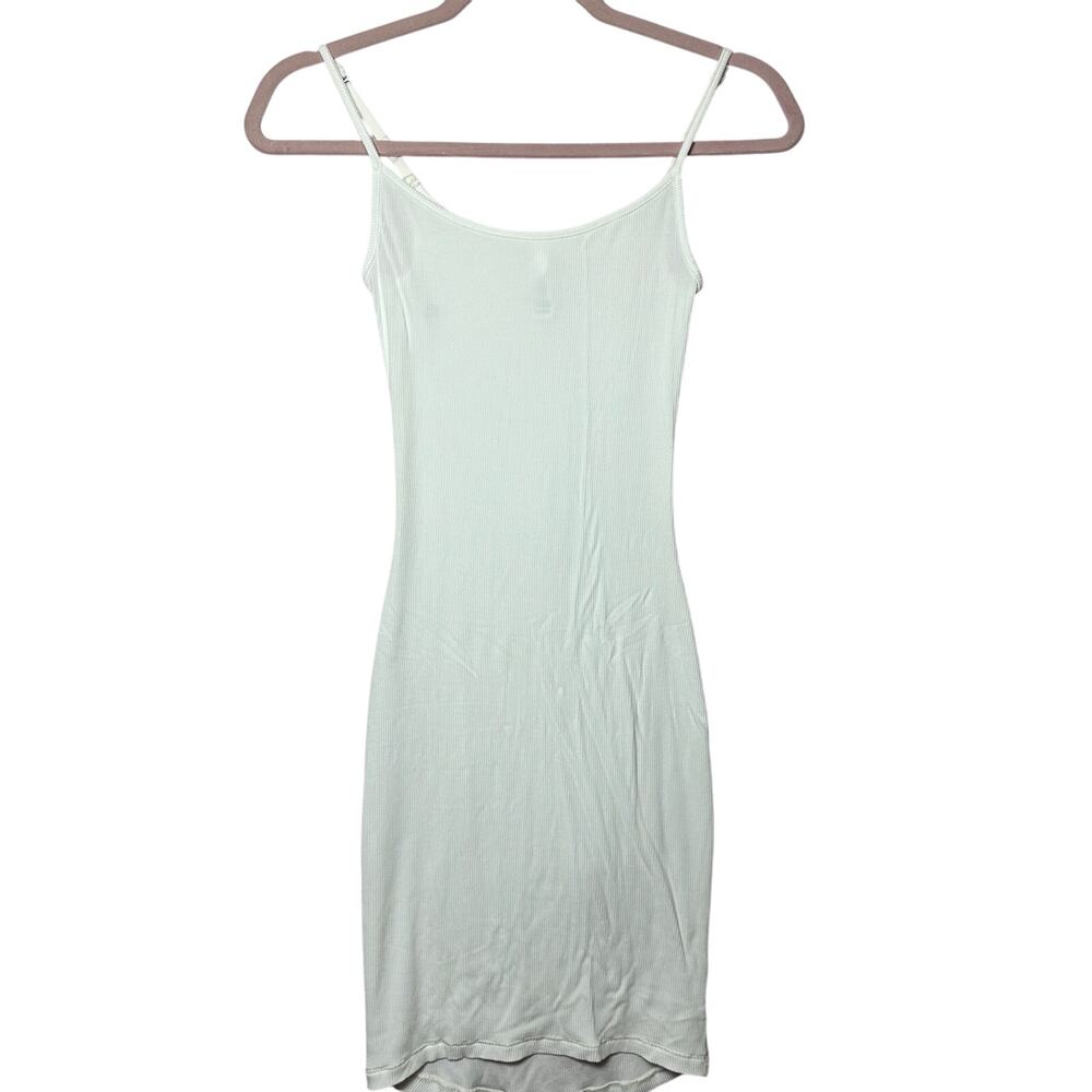 SKIMS Mint Green Mini Slip Dress